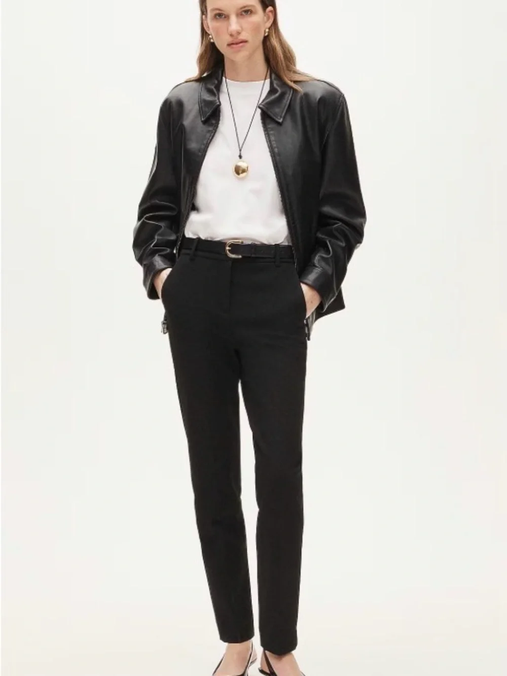 J. Crew Navy Cameron Straight-Leg Tailored Pants